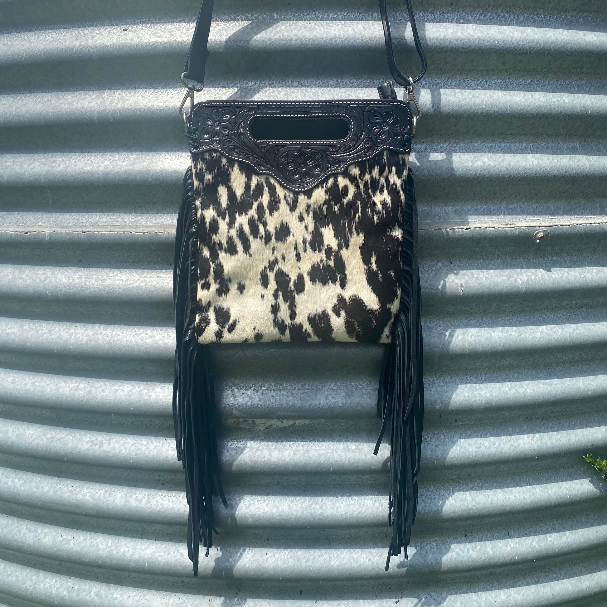 Leather Hip Bag-Fringe — Claw, Antler & Hide Co.